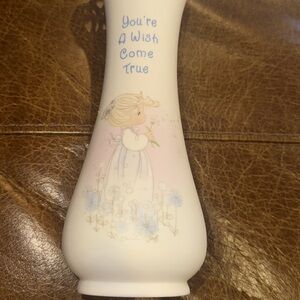 Precious Moments You're A Wish Come True Girl Flower Vase 112007